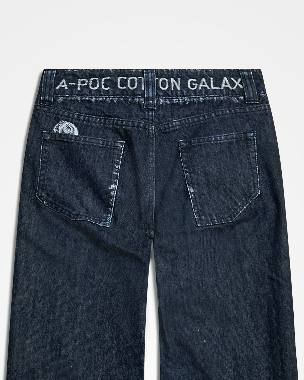 Issey Miyake, SS08 A-POC Abrasive Seam Boot Cut Jeans