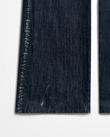 Issey Miyake, SS08 A-POC Abrasive Seam Boot Cut Jeans