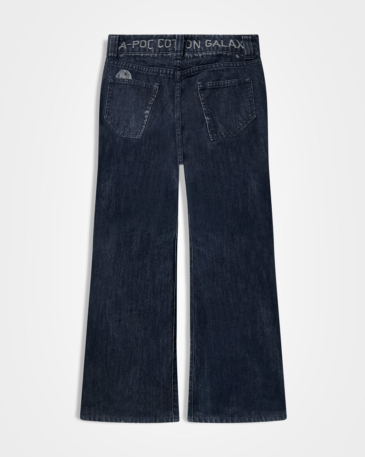 Issey Miyake, SS08 A-POC Abrasive Seam Boot Cut Jeans