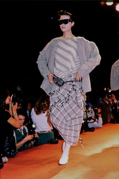 Issey Miyake, SS85 Sloped Knit