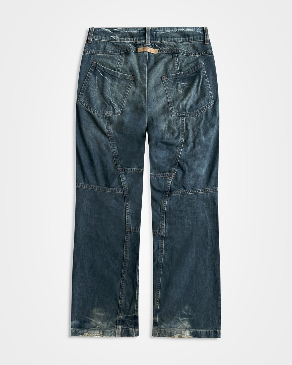 Jean Paul Gaultier, Distressed Panelled Work Jeans