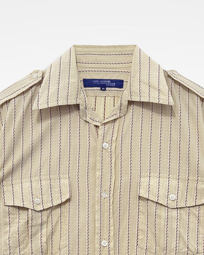 Junya Watanabe Man, SS04 Chain-Link Striped Military Shirt