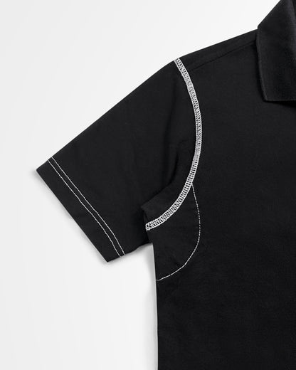 Junya Watanabe x Lacoste, SS08 Reconstructed Contrast Stitch Polo