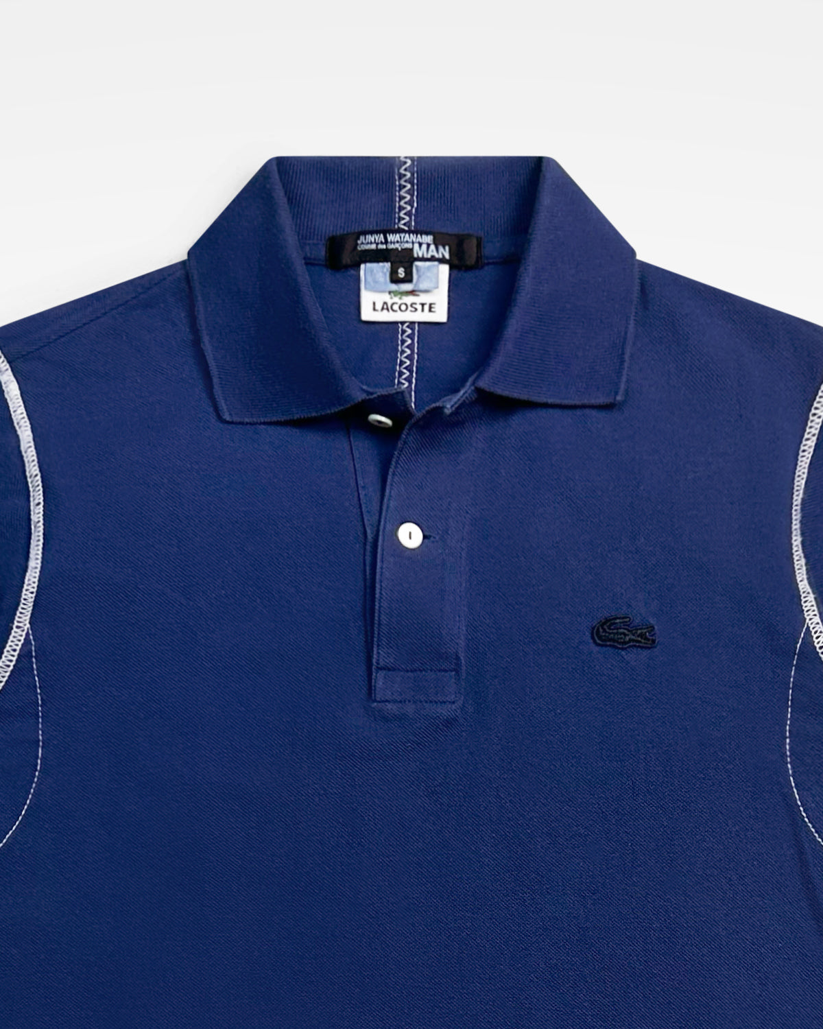 Junya Watanabe x Lacoste, SS08 Reconstructed Contrast Stitch Polo