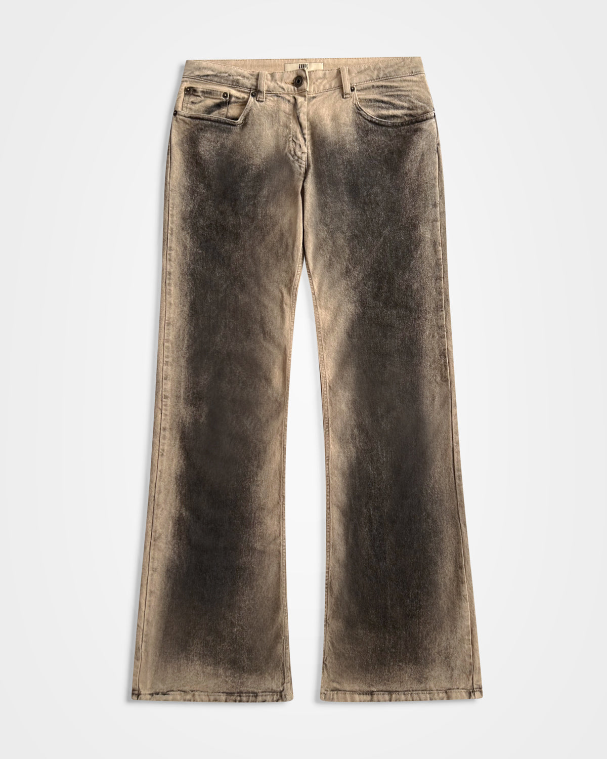 KNWLS, AW23 Distressed Sand Alice Jeans