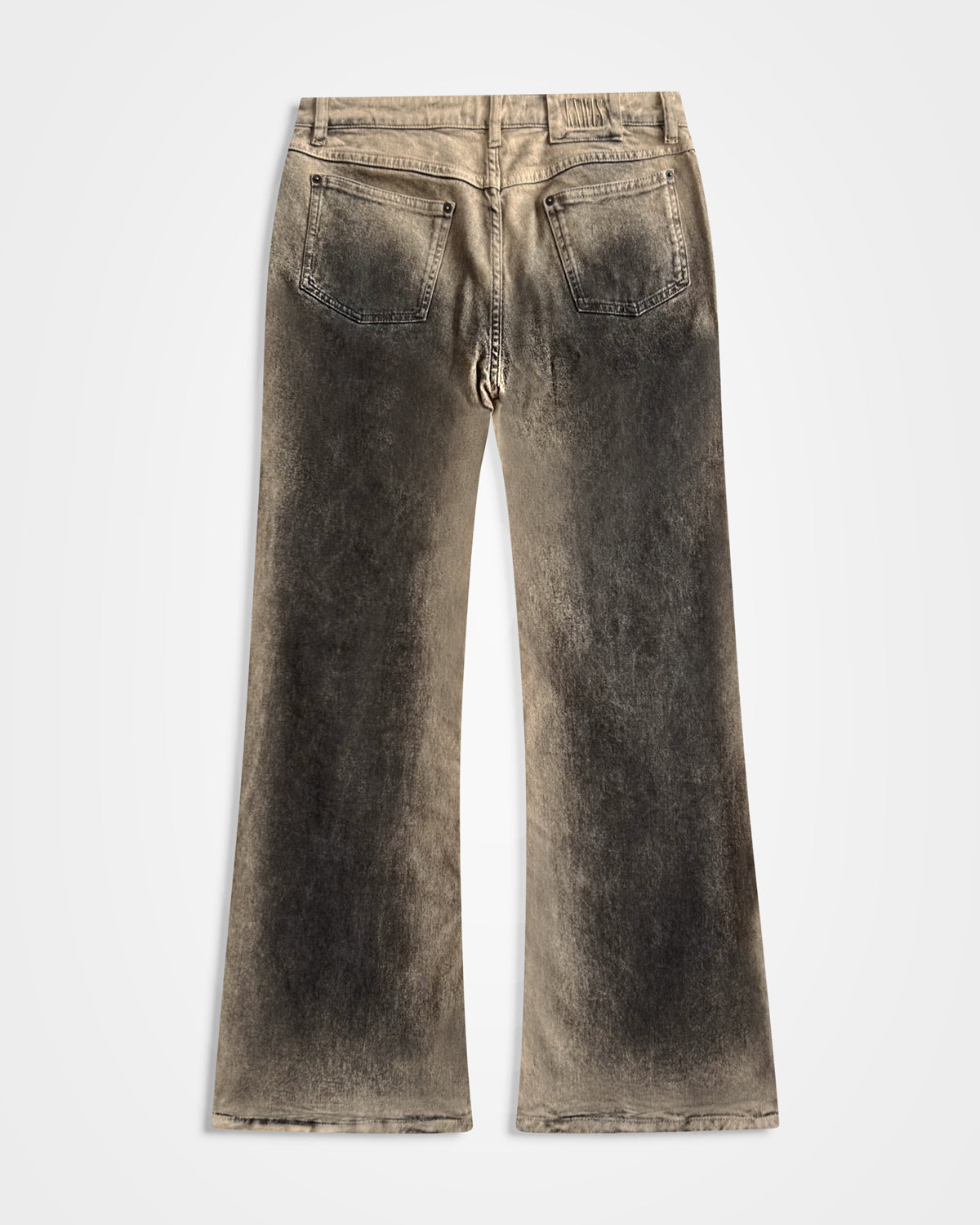 KNWLS, AW23 Distressed Sand Alice Jeans