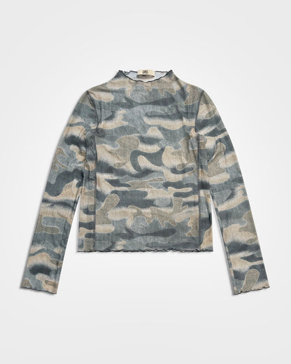 KNWLS, AW24 Dark Camo Halcyon Top