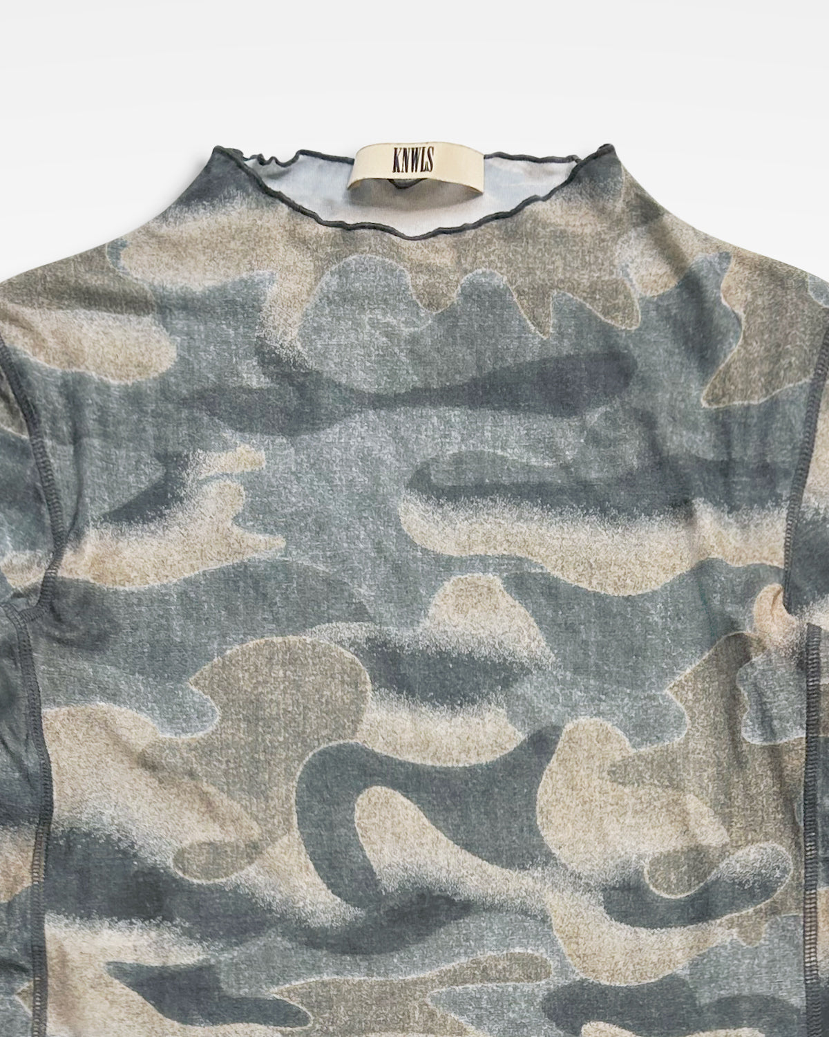 KNWLS, AW24 Dark Camo Halcyon Top