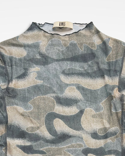 KNWLS, AW24 Dark Camo Halcyon Top