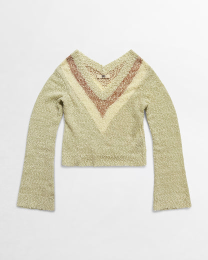 KNWLS, AW24 Explosion Jumper Cream Speck