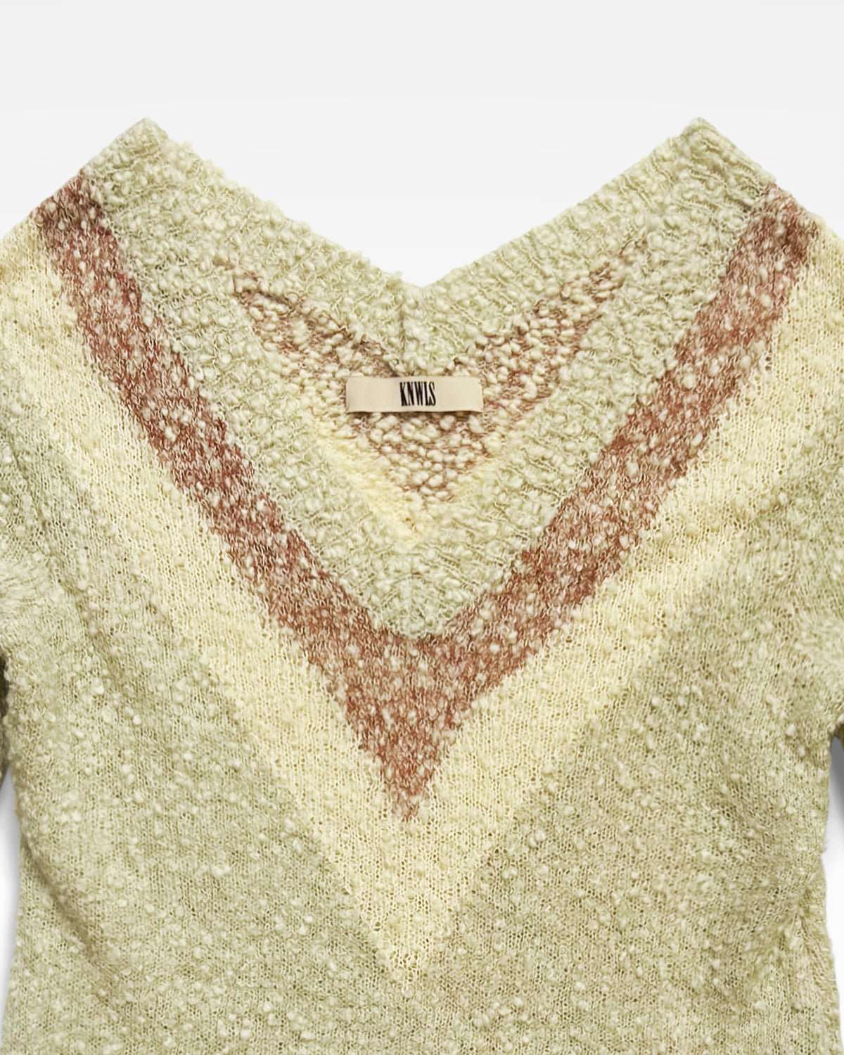 KNWLS, AW24 Explosion Jumper Cream Speck