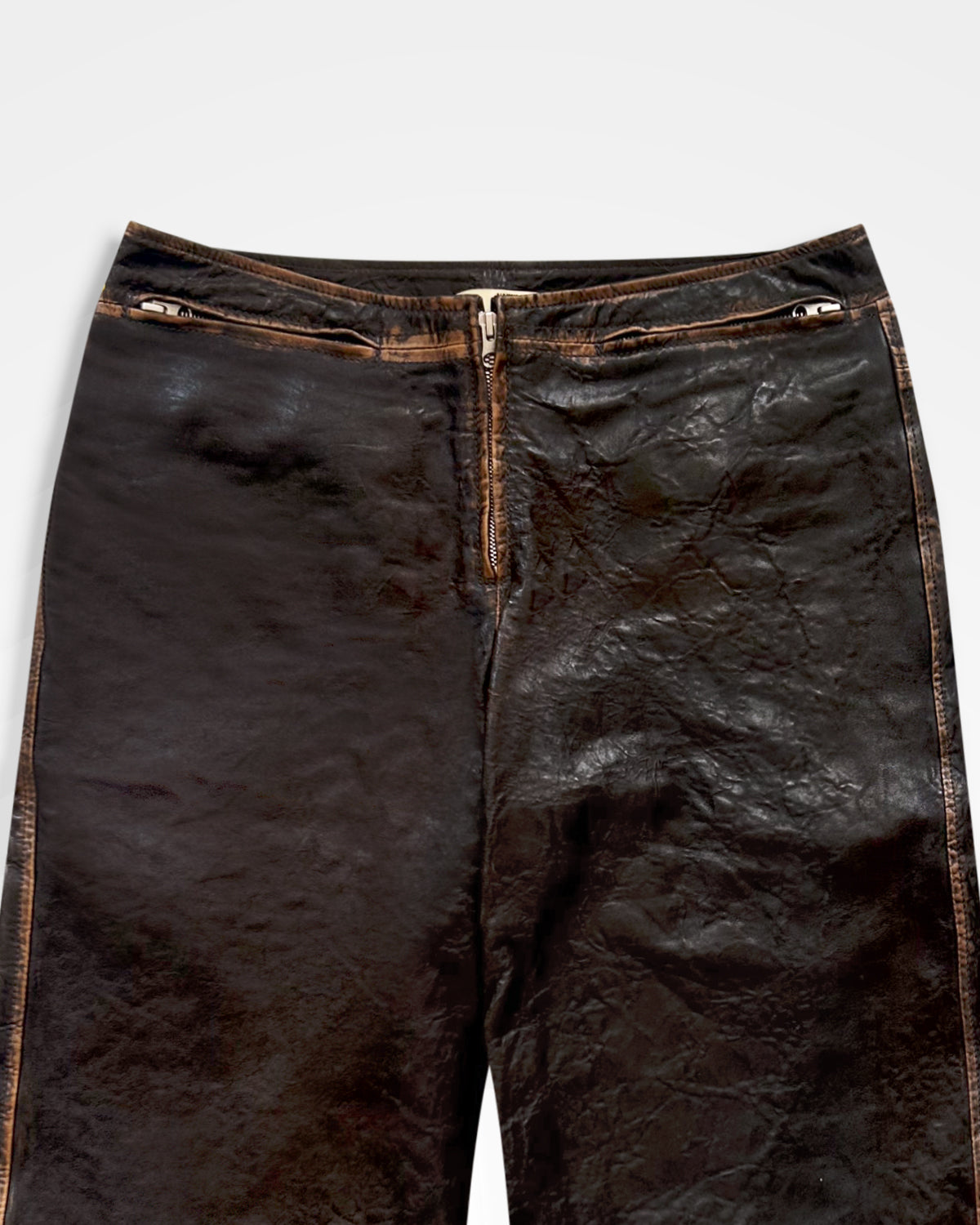 KNWLS, AW24 SLK Leather Shorts