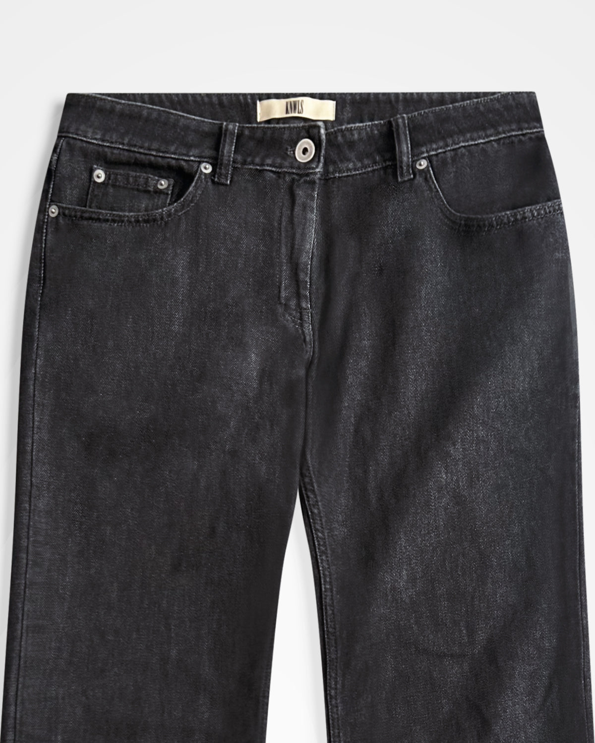 KNWLS, AW24 Washed Charcoal Alice Jeans
