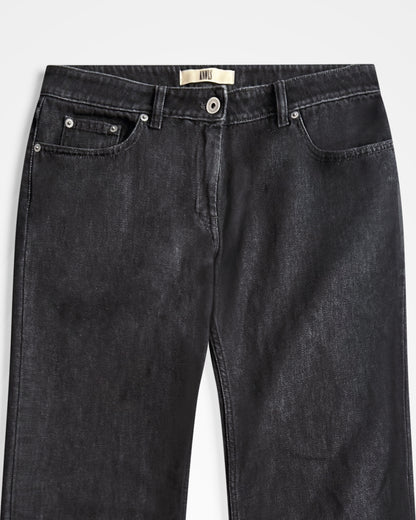 KNWLS, AW24 Washed Charcoal Alice Jeans