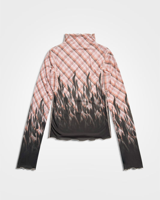 KNWLS, SS24 Acid Flame Halcyon Top