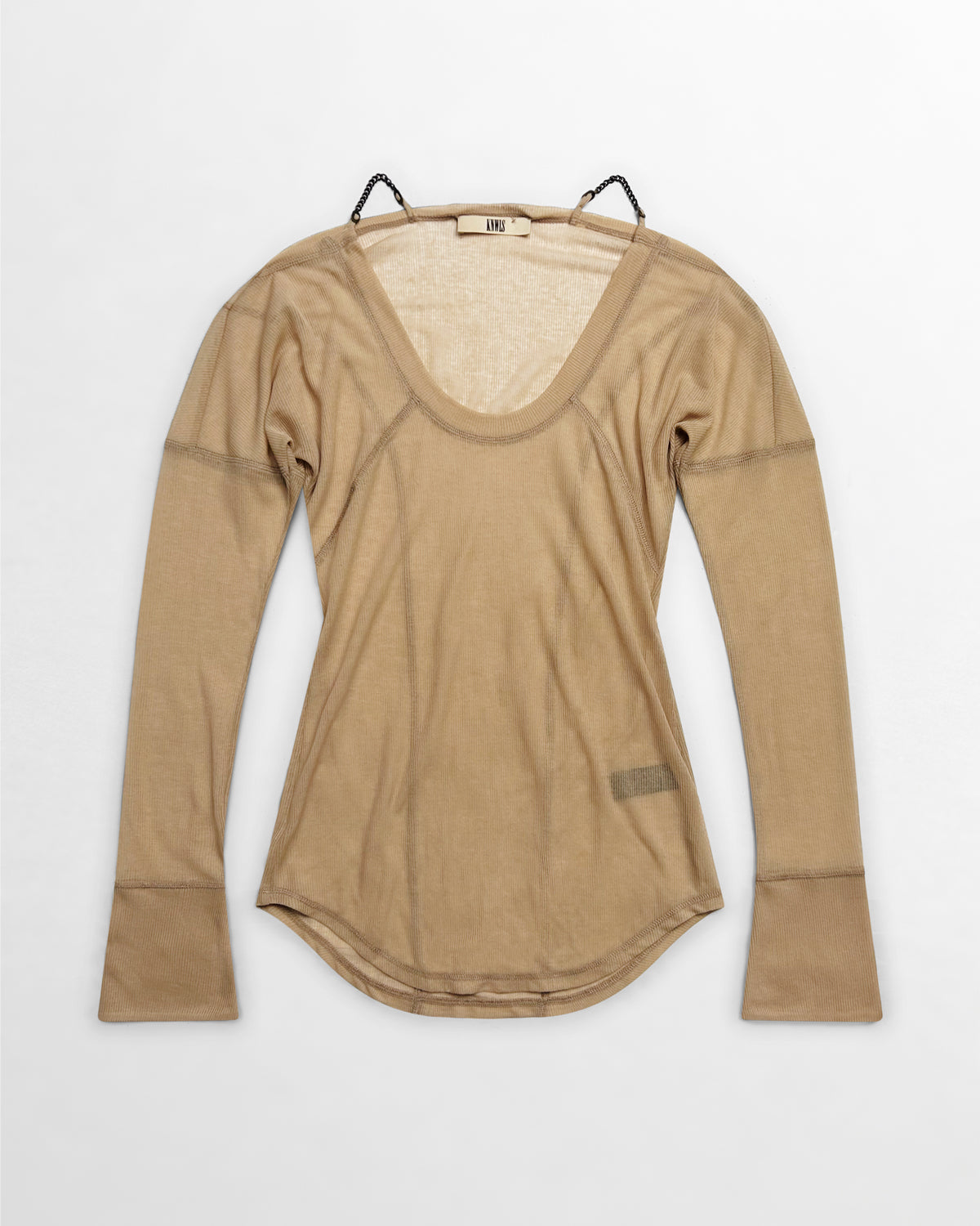 KNWLS, SS25 Chain Long-sleeve Top