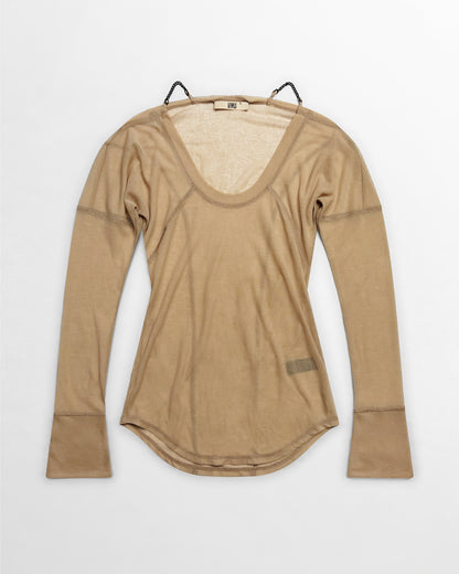KNWLS, SS25 Chain Long-sleeve Top