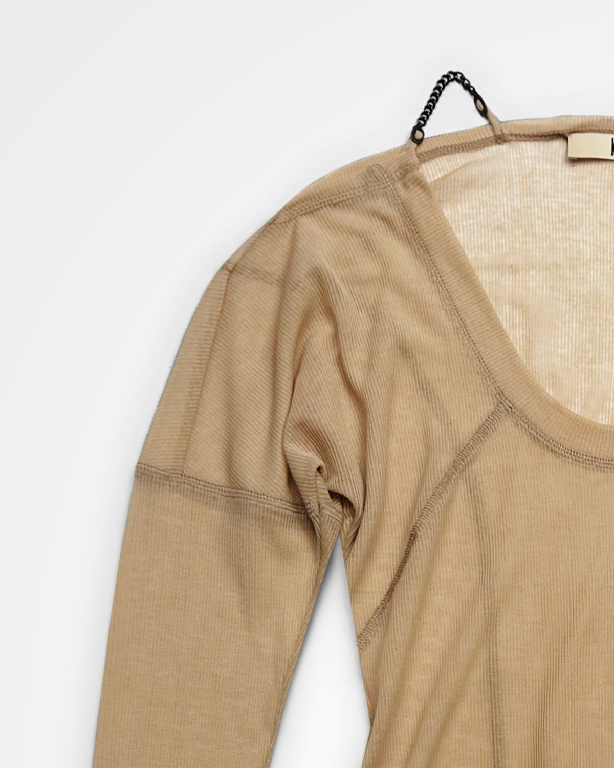 KNWLS, SS25 Chain Long-sleeve Top