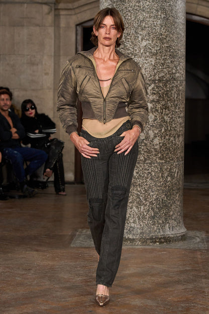 KNWLS, SS25 Washed M-Claw Bomber Jacket