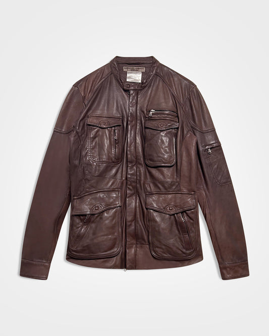 Katharine Hamnett, 9 Pocket Leather Moto Jacket