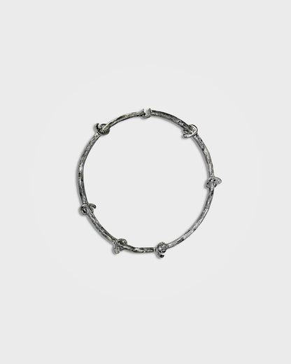Lueder x Pull and Bear, Irregular Spiral Hoop Necklace
