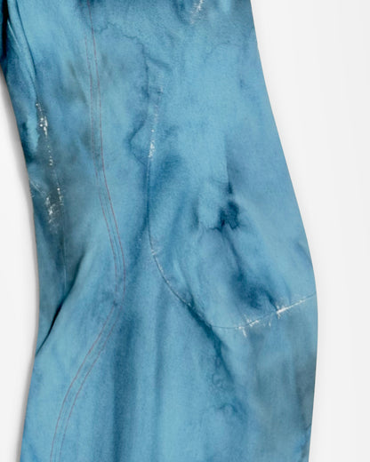 Lueder, AW24 Engineered Flare Acid Indigo