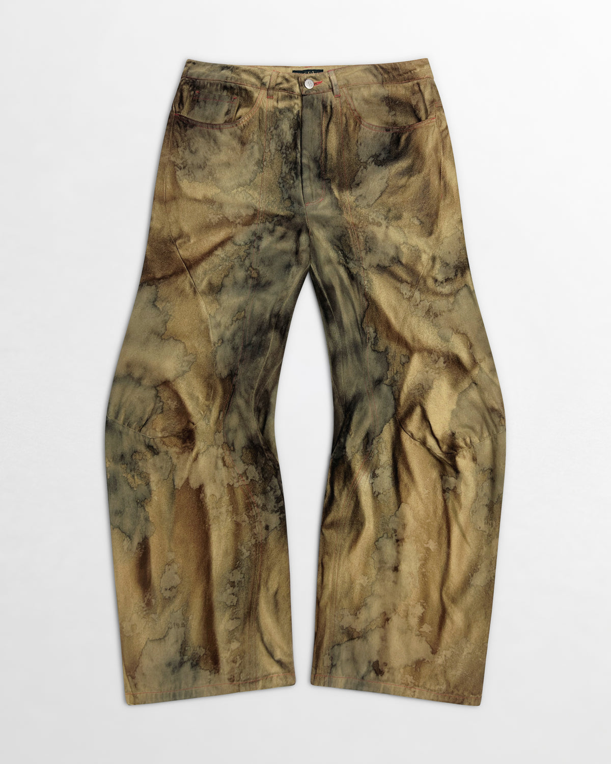 Lueder, AW24 Engineered Flare Acid Sienna