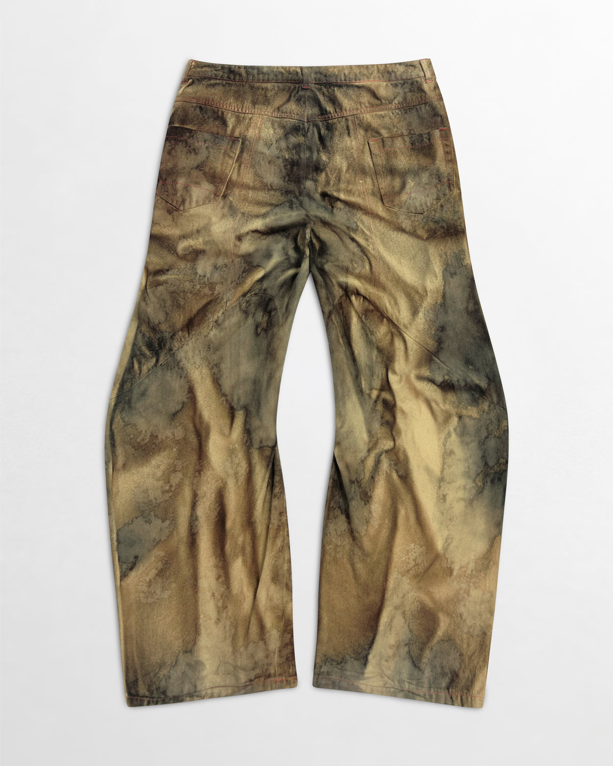 Lueder, AW24 Engineered Flare Acid Sienna