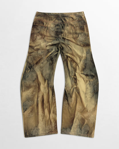 Lueder, AW24 Engineered Flare Acid Sienna