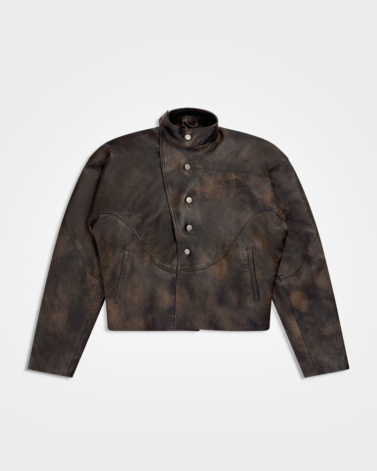 Lueder, SS25 Distressed Leather Ranger Jacket