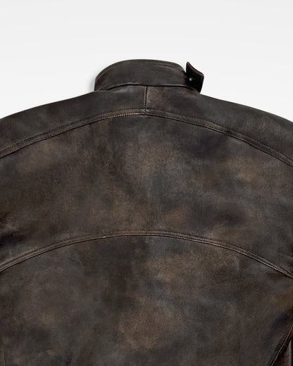 Lueder, SS25 Distressed Leather Ranger Jacket