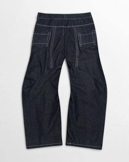 Lueder, SS25 Raw Denim Engineered Flare