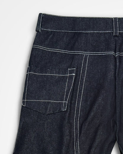 Lueder, SS25 Raw Denim Engineered Flare