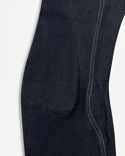 Lueder, SS25 Raw Denim Enginnered Flare