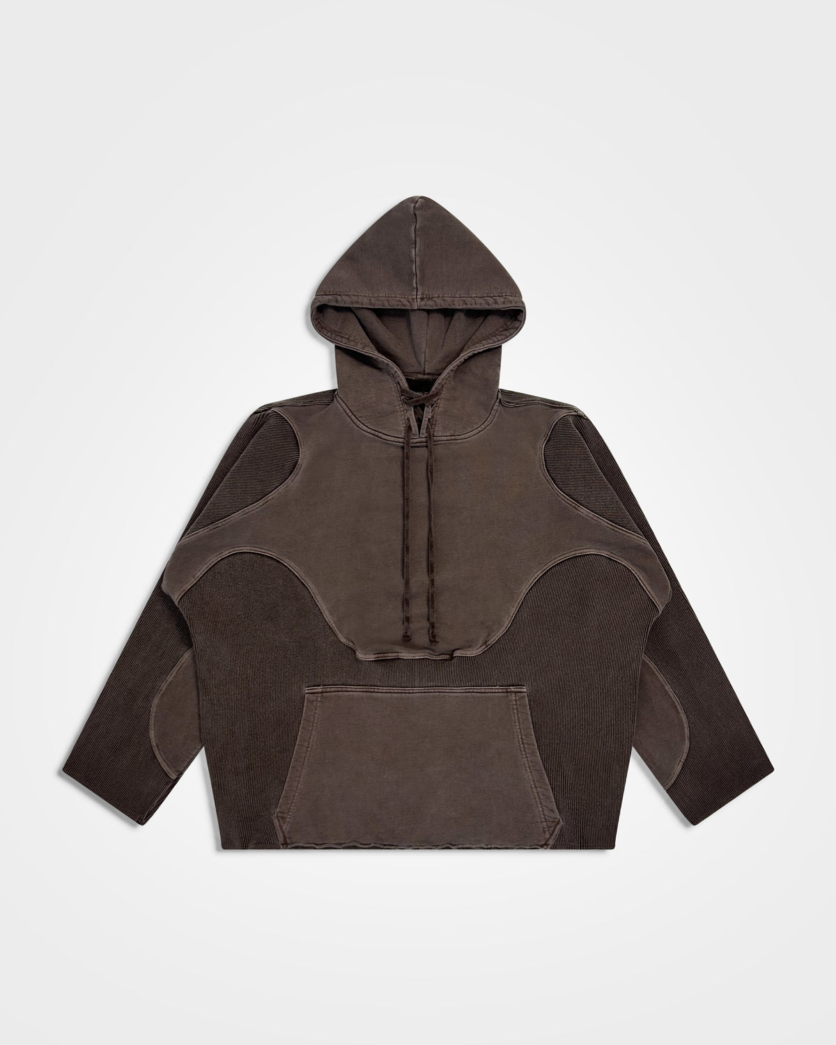 Lueder, SS25 Washed Brown Armour Hoodie