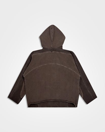 Lueder, SS25 Washed Brown Armour Hoodie