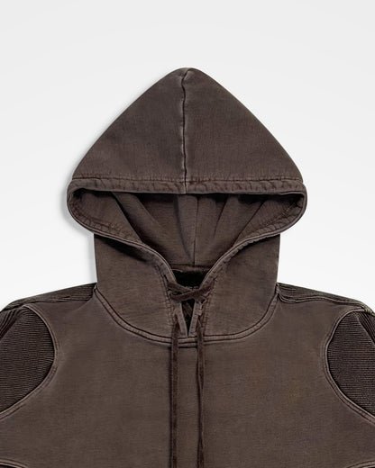 Lueder, SS25 Washed Brown Armour Hoodie