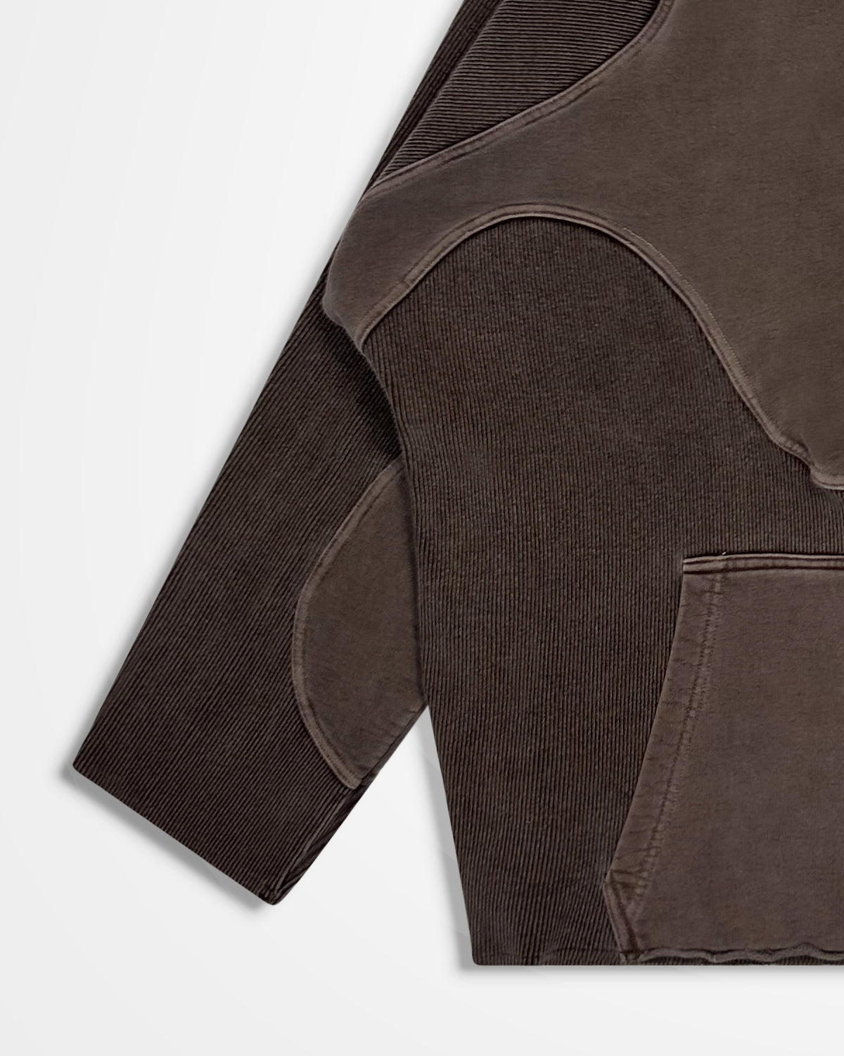 Lueder, SS25 Washed Brown Armour Hoodie