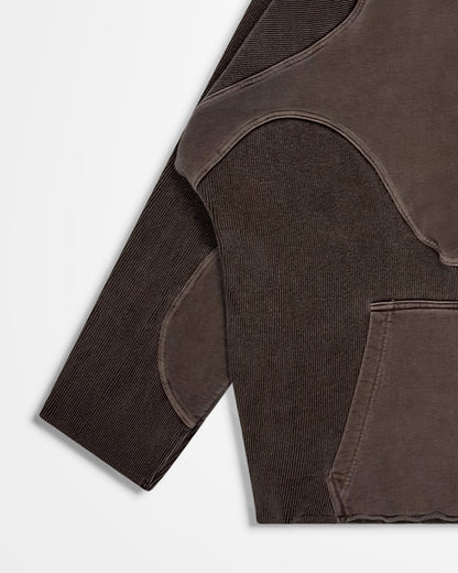 Lueder, SS25 Washed Brown Armour Hoodie