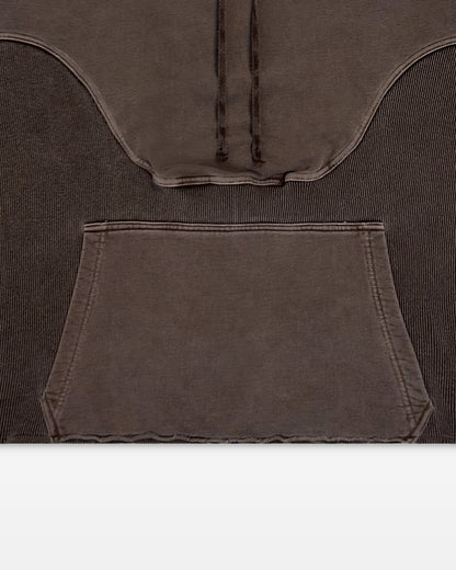Lueder, SS25 Washed Brown Armour Hoodie