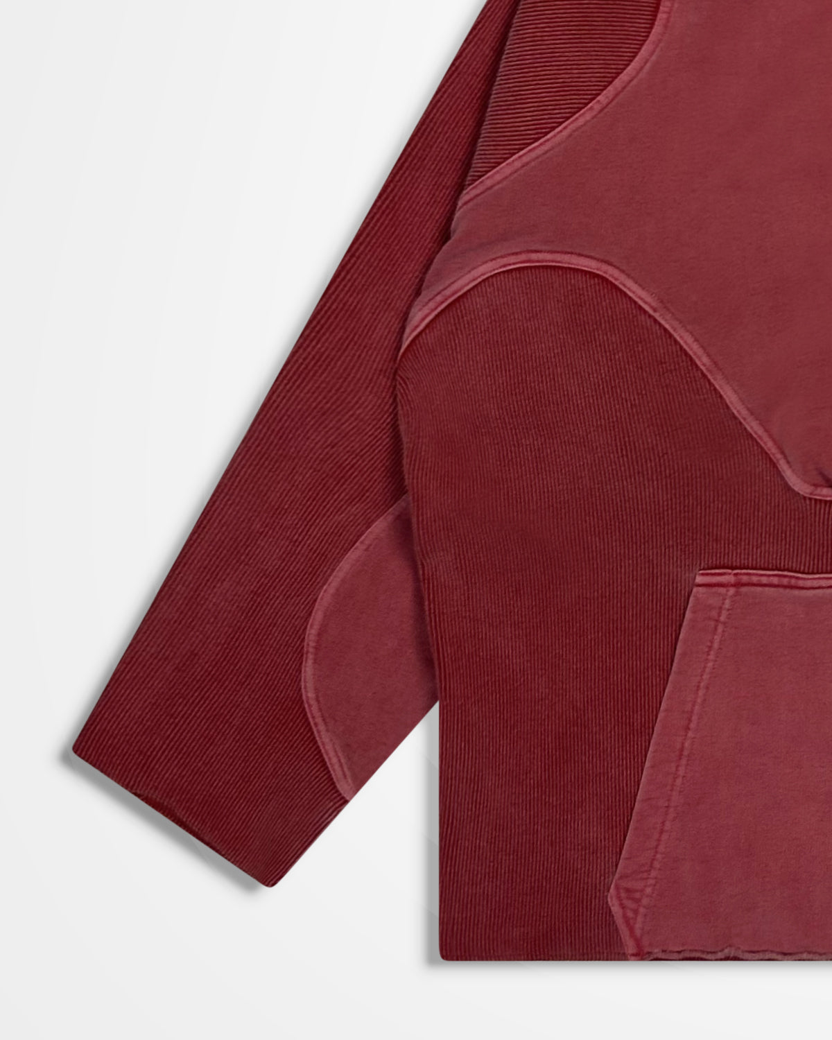 Lueder, SS25 Washed Red Armour Hoodie