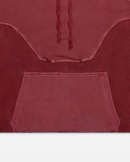Lueder, SS25 Washed Red Armour Hoodie
