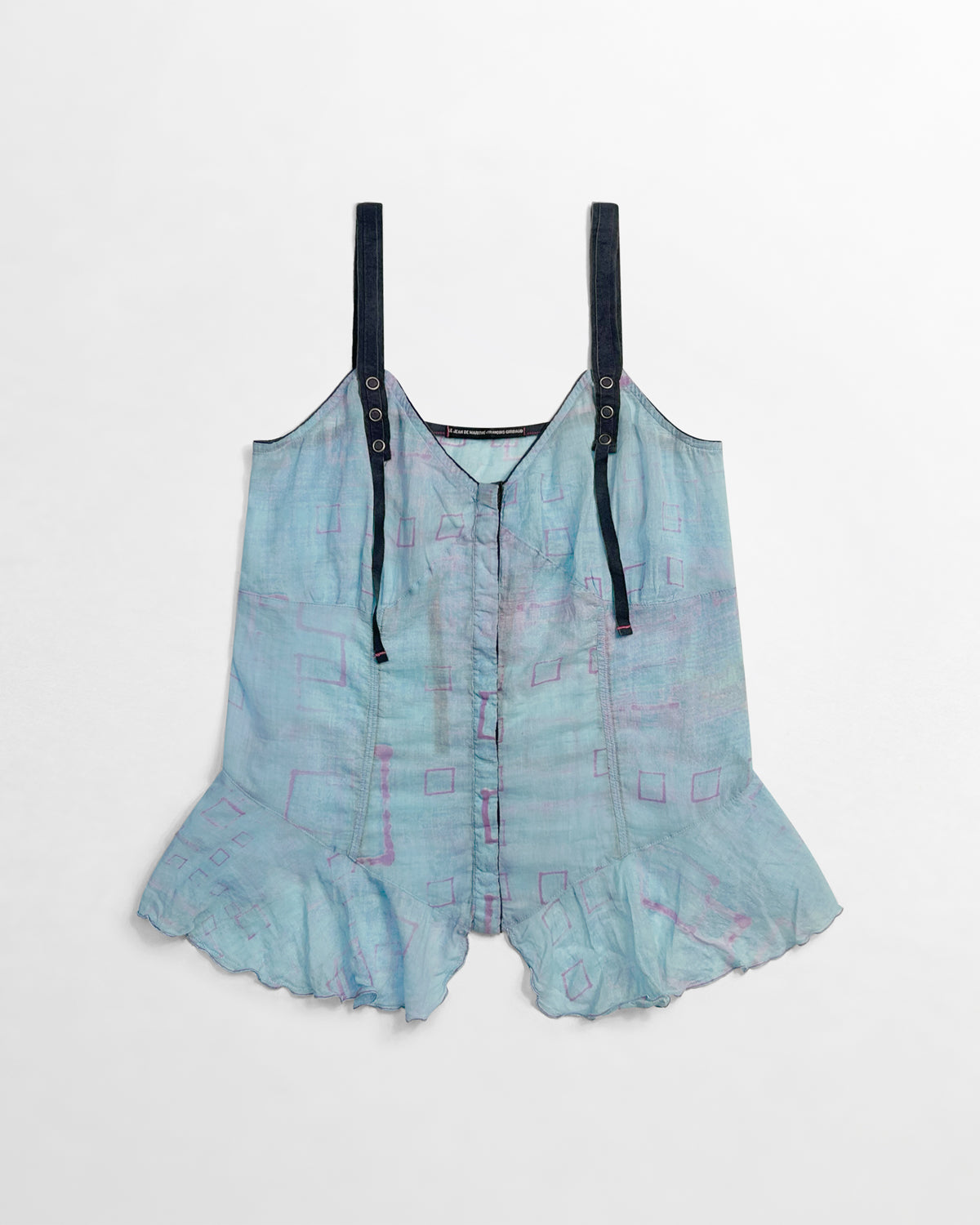 Marithe Francois Girbaud, Blue Shimmer Camisole