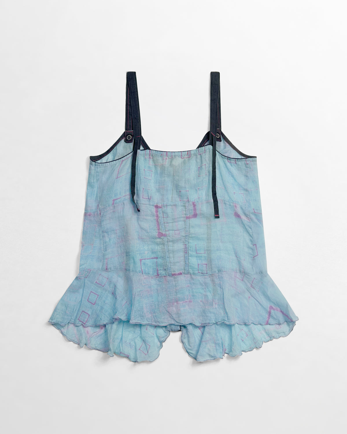 Marithe Francois Girbaud, Blue Shimmer Camisole