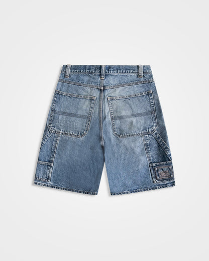 Marithe Francois Girbaud, Multi-Pocket Washed Cargo Shorts