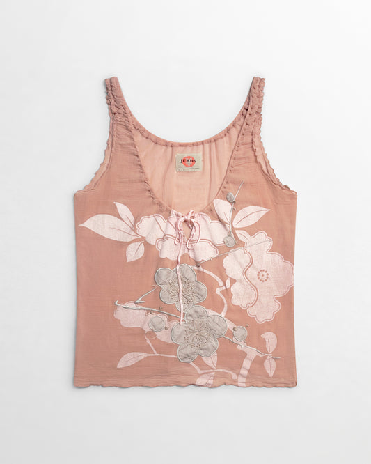 Michiko Koshino, Yen Jeans Embroidered Floral Tank