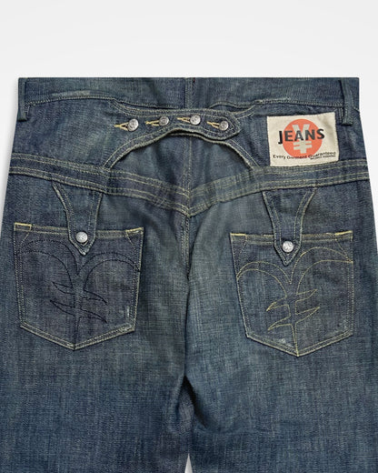Michiko Koshino, Yen Jeans Button-tab Jeans