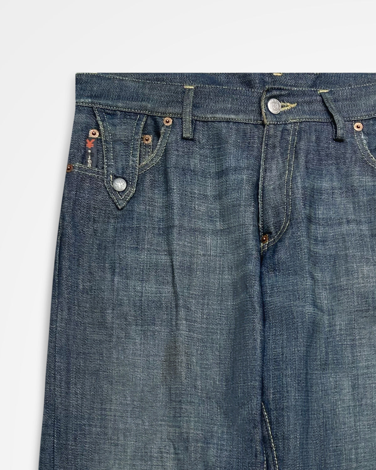Michiko Koshino, Yen Jeans Button-tab Jeans