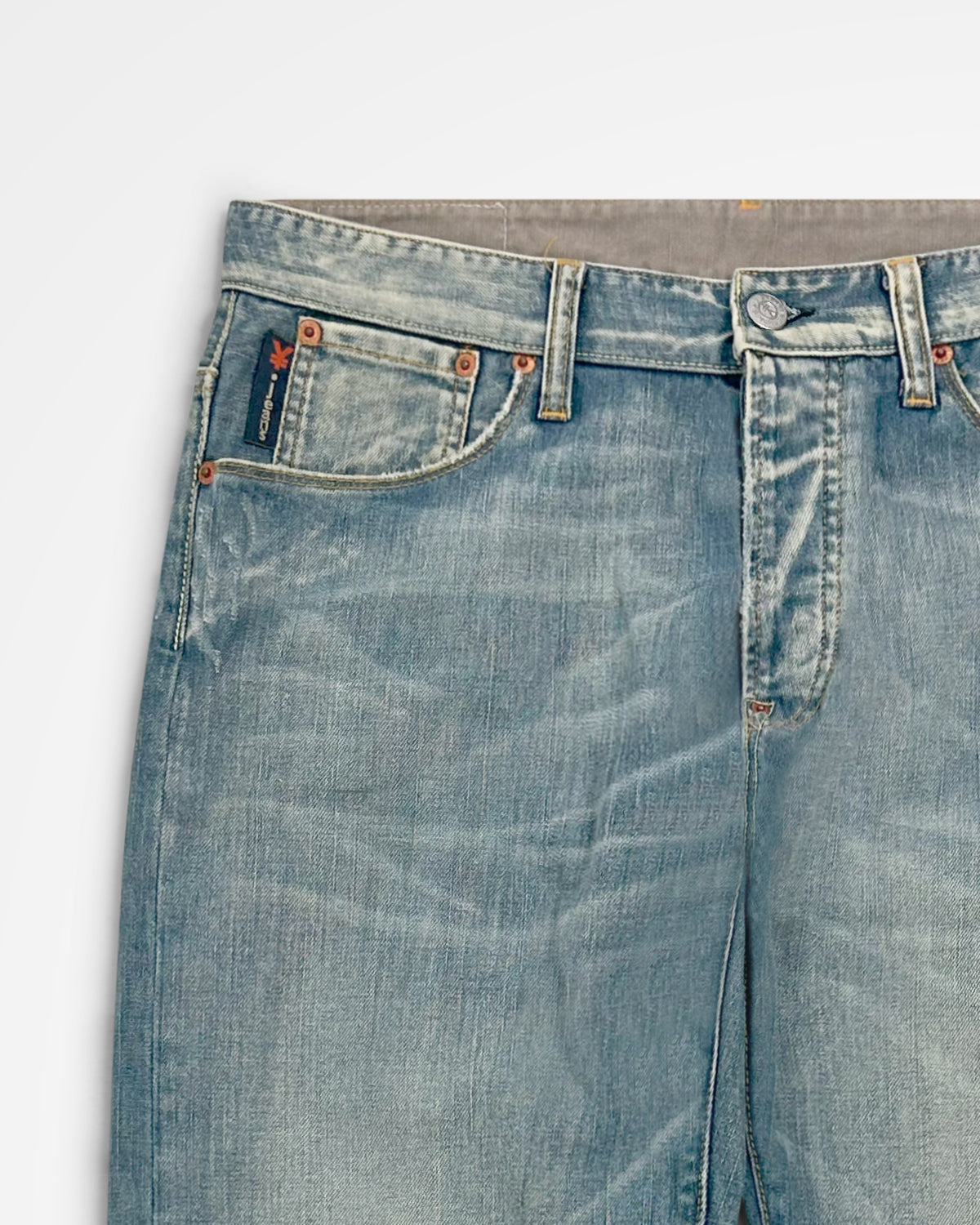 Michiko Koshino, Yen Jeans Frayed Pocket Jeans