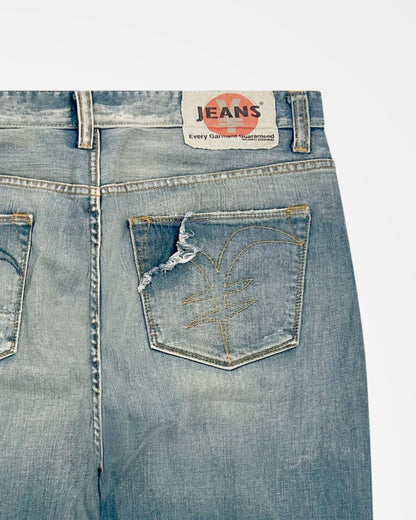 Michiko Koshino, Yen Jeans Frayed Pocket Jeans